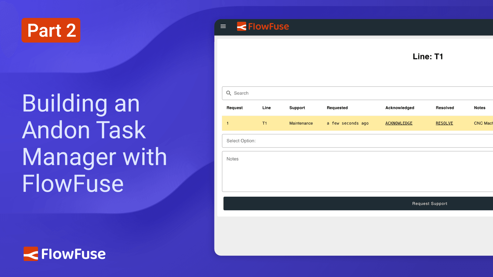 Image representing Part 2: Building an Andon Task Manager with FlowFuse