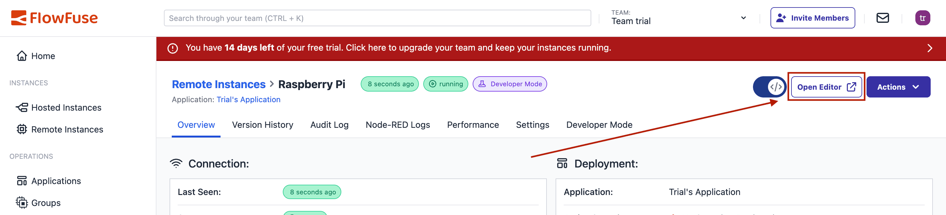 Developer Mode Option
